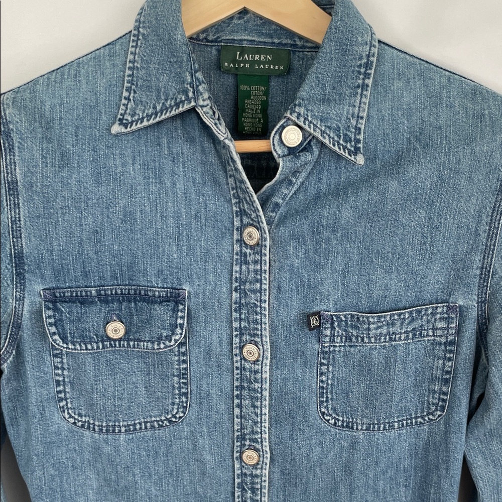 Ralph Lauren Classic Denim Maxi Size M - Picture 4 of 11